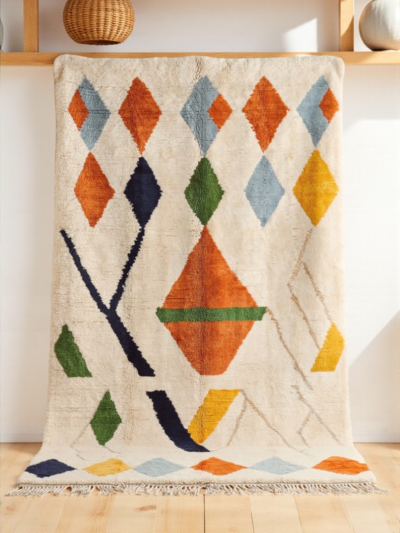 Azilal designer color rug