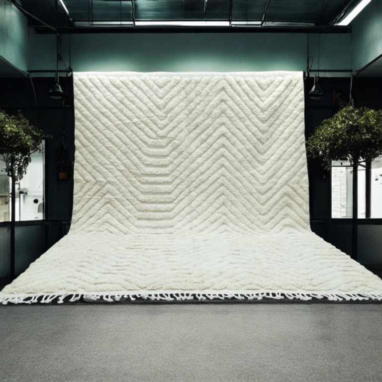 grand-tapis-artisanal-blanc-design-3m-4m