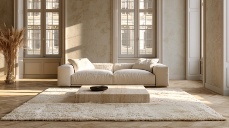 tapis berbere beige chic
