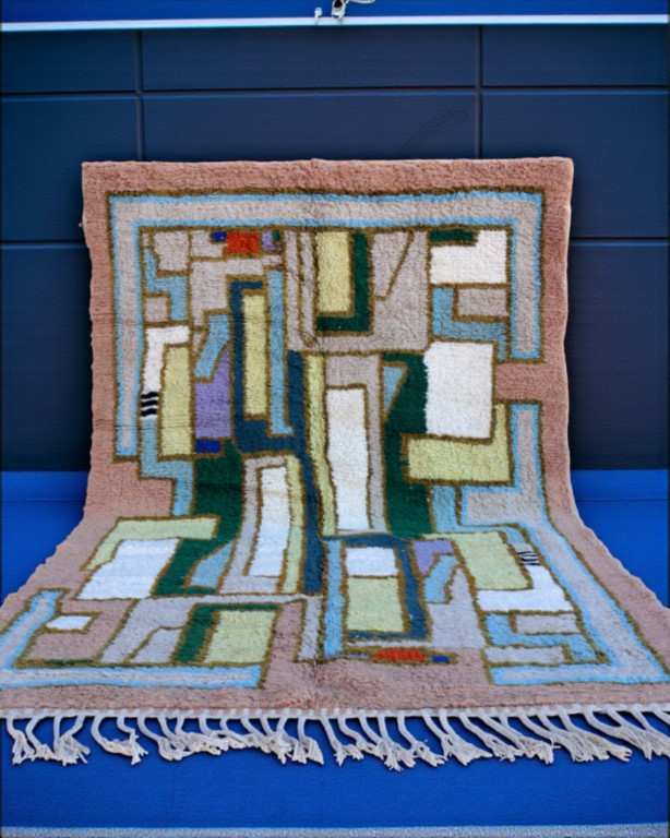 Tapis-design-berbère-multicolor