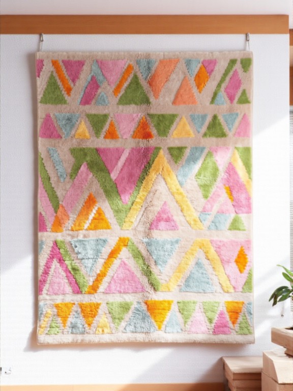 Tapis-moderne-couleur-Azilal