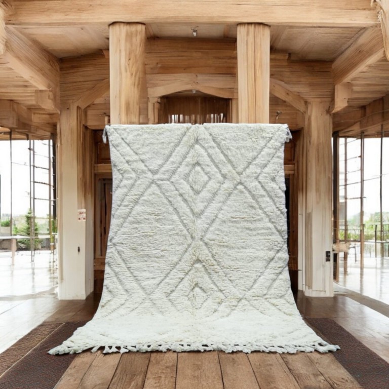 White-wool-rug-mountain-design