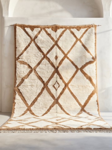 Handmade-Moroccan-Diamond-Brown Rug Handmade-Moroccan-Diamond-Brown Rug