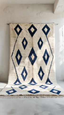 Beni Ouarain bleu naturel