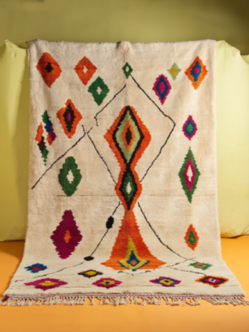 Tapis berbère coloré – Couleurs vibrantes Tapis berbère coloré – Couleurs vibrantes