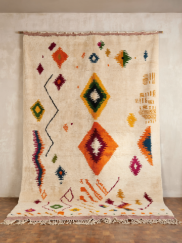 Tapis berbère coloré – Style bohème moderne Tapis berbère coloré – Style bohème moderne