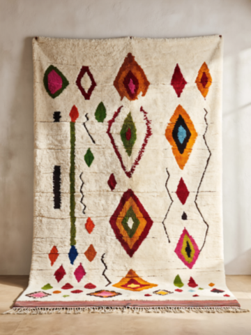 Tapis berbère coloré – Fait main haut de gamme Tapis berbère coloré – Fait main haut de gamme