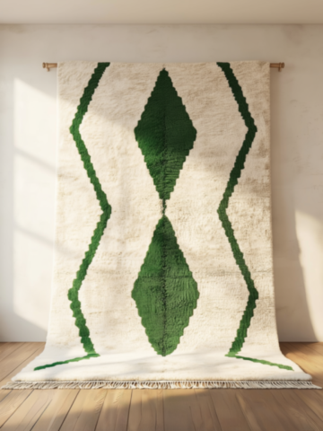 54C-Moroccan-rug-white-green 54C-Moroccan-rug-white-green