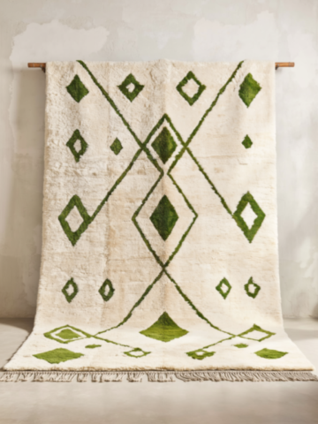 65C-tapis-losanges-Maroc-Vert