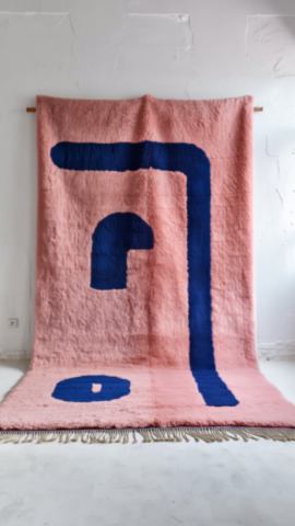 tapis-berbere-rose-motifs-bleus-7 tapis-berbere-rose-motifs-bleus-7