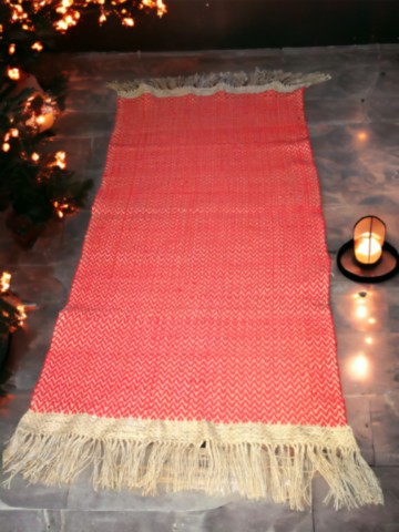 tapis-maroc_boucherouite-chanvre-rouge